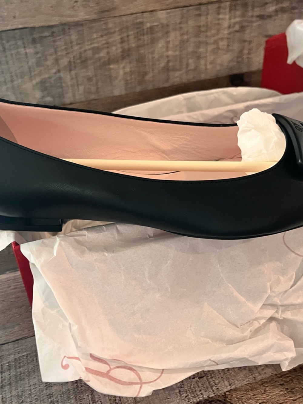 ROGER VIVIER Gommettine Ballerinas flats in black leather size 39 - NEW - Picture 5 of 16